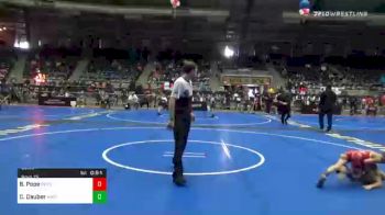 55 lbs Consolation - Bryson Pope, Keystone Kids Wrestling vs Cale Dauber, Nwo
