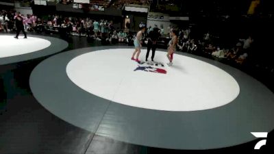 140 lbs Jazrine Nieto, KTWA-Kings-Tulare Wrestling Association vs Makynze Swanberg, SAWA - Sacramento Area Wrestling Association