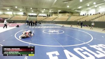 100 lbs Semifinal - Michael Woodard, Williamson County Wrestling Cl vs Jack Nordstrom, McMinn Tribe Wrestling Club