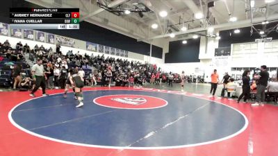 135 lbs Semifinal - Aubrey Hernandez, Colony vs Ivana Cuellar, Downey