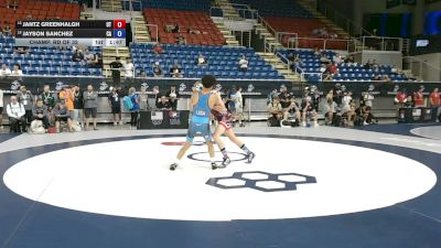 106 lbs Champ. Rd Of 32 - Jantz Greenhalgh, Utah vs Jayson Sanchez, California