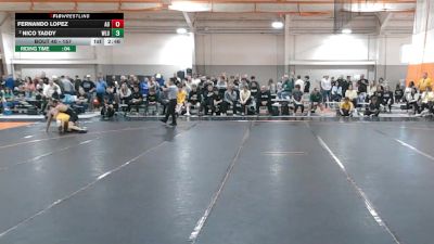 157 lbs Champ. Round 1 - Fernando Lopez, Ashland vs Nico Taddy, West Liberty