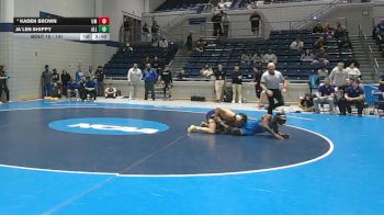 141 lbs Champ. Round 1 - Kaden Brown, Montevallo vs Ja`len Shippy, Allen