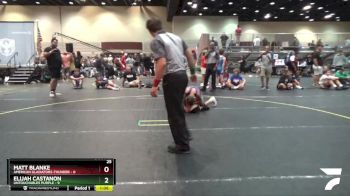 90 lbs Finals (8 Team) - Matt Blanke, American Gladiators-Thunder vs Elijah Castanon, Untouchables Purple