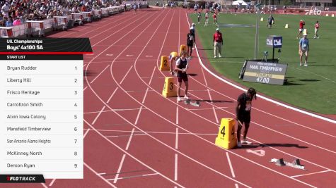 High School Boys' 4x100m Relay 5A, Finals 1