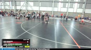 47-48 lbs Round 3 - Levi Rendon, Moses Lake WC vs Cora Sandelin-Bernard, Bonners Ferry WC