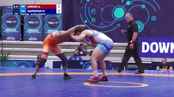 57 kg Final 3-5 - Ankush Ankush, India vs Hayko Gasparyan, Armenia