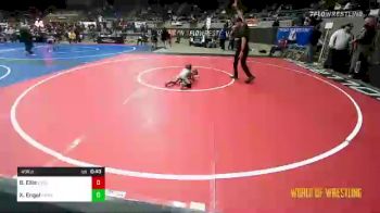 49 lbs Consi Of 8 #2 - Barrett Ellis, Caney Wrestling Club vs Xavier Engel, Hawks Wrestling Club