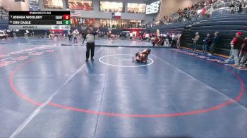138 lbs Round 2 - Joshua Woolsey, Conroe Caney Creek vs Cru Cagle, Rockwall