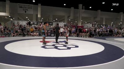 61 lbs Cons. Round 3 - Khimari Manns, Ohio vs Kamron Alegria, Western Wyoming