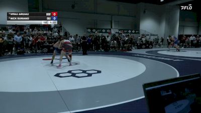 65 kg Cons. Quarters - Vitali Arujau, Spartan Combat RTC/ Titan Mercury Wrestling Club vs Nick Suriano, California