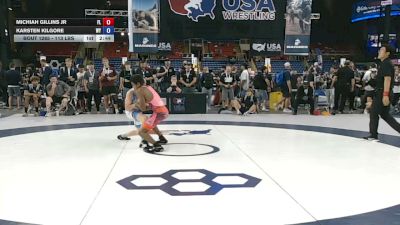 113 lbs Cons. Sub-rd Of 32 - Michiah Gillins Jr, Florida vs Karsten Kilgore, Wyoming