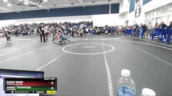 150 lbs Quarterfinal - Ehren Thompson, Chaparral vs Gavin Ware, Temescal Canyon