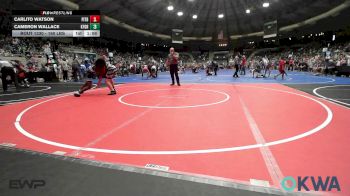 160 lbs Quarterfinal - Carlito Watson, Pitbull Wrestling Academy vs Cameron Wallace, Kingfisher YellowJackets