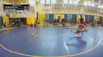 124 lbs Quarterfinal - Alyssa Doolittle, North Ft. Myers HS / Headhunters vs Jada Williams, Mayhem Wrestling
