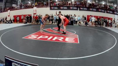 125 kg Cons. Round 8 - Lucas Stoddard, West Point Wrestling Club vs Bennett Tabor, Minnesota - RTC