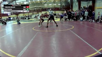 165 lbs Champ. Round 2 - Melvin Miller, Bishop McCort vs Mac Elson, Massillon Perry
