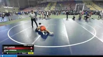 132 lbs Cons. Round 5 - Jase Jaspers, IA vs Noah Johnson, MO