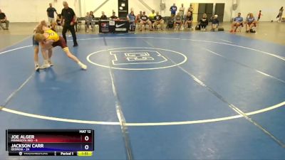 130 lbs Round 1 (8 Team) - Joe Alger, Minnesota Red vs Jackson Carr, Georgia