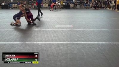 157 lbs Cons. Round 4 - Jaidyn Fox, Bishop McNamara vs Jacob Wright, St. Vincent Pallotti