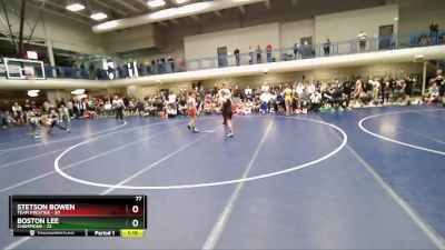 77 lbs Semis & 3rd Wb (16 Team) - Stetson Bowen, Team Prestige vs Boston Lee, Champions