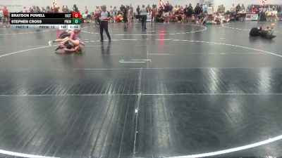 129 lbs Round 2 (8 Team) - Stephen Cross, Precision WA vs Braydon Powell, The Factory