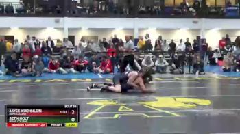 157 lbs Champ. Round 1 - Jayce Kuehnlein, Alma College vs Seth Holt, Hiram College