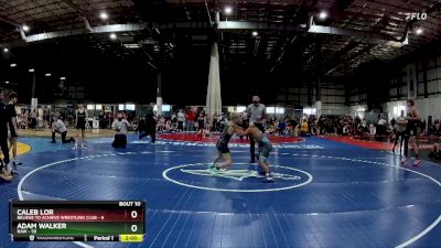 100 lbs Round 4 (6 Team) - Adam Walker, RAW vs Caleb Lor, BELIEVE TO ACHIEVE WRESTLING CLUB