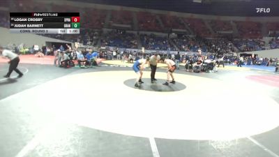 6A Boys 165 lbs Cons. Round 2 - Logan Crosby, Sprague Boys vs Judah Barnett, Grant Boys