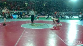 3A 113 lbs Quarterfinal - Kai Christiansen, American Falls vs Kysen Mackenzie, Fruitland