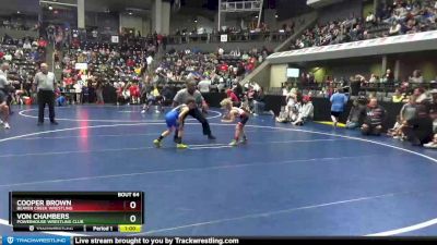 60 lbs Cons. Round 2 - Von Chambers, Powerhouse Wrestling Club vs Cooper Brown, Beaver Creek Wrestling