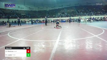76 lbs Semifinal - Dalton Perkins, Scrap Yard Training vs Knox Lopez, Team Tulsa Wrestling Club