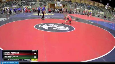 147 lbs Semis (4 Team) - Ethan Petrone, Oregon City vs Michael Smith, Sherwood