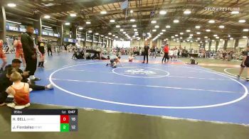 95 lbs Rr Rnd 2 - HUNTER BELL, Grain House Wrestling Club vs Jake Fiordaliso, Shore Thing Sharks