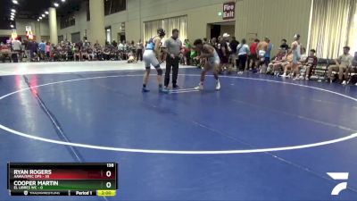 138 lbs Round 1 (4 Team) - Ryan Rogers, AAWA/Spec Ops vs Cooper Martin, EL Libres WC