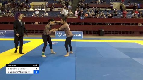 Giselle Paulina Canino vs Andrea Zamora Villarreal 2024 Pan IBJJF Jiu-Jitsu No-Gi Championship