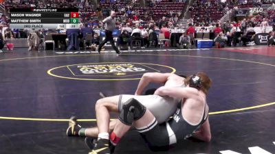 145 lbs 3rd Place - Mason Wagner, Faith Christian vs Matthew Smith, Midd-West