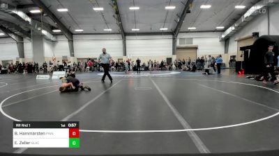 80 lbs Rr Rnd 1 - Ben Hammarsten, Pinnacle Wrestling Club vs Emery Zeller, Black Fox Wrestling Academy