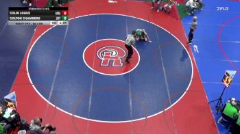 96 lbs Round Of 32 - Colin Logue, Great Valley vs Colton Chambers, Jefferson Morgan