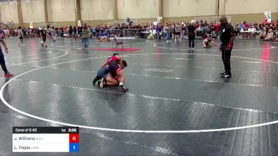 120 lbs Consi Of 8 #2 - Jaden Williams, Wellington Wrestling vs Leonardo Trejos, Casa De Lucha