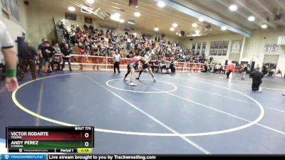 160 lbs 5th Place Match - Andy Perez, Cypress vs Victor Rodarte, Tesoro