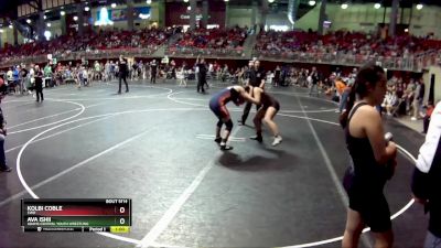 150 lbs Quarterfinal - Ava Ishii, Adams Central Youth Wrestling vs Kolbi Coble, CWO