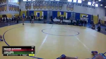 220 lbs Round 3 (8 Team) - Chris Greil, Palm Harbor vs Richard Alexander, Cypress Bay