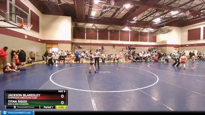 95 lbs Semifinal - Jackson Blakesley, Champions Wrestling Club vs Titan Riggs, Box Elder Stingers