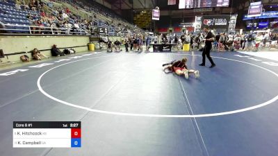 135 lbs Cons 8 #1 - Kaylan Hitchcock, KS vs Kori Campbell, GA