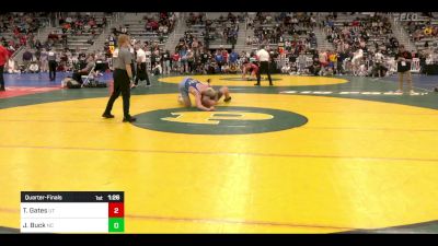 195 lbs Quarterfinal - Trevyn Gates, UT vs Jackson Buck, NC