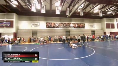 75 lbs Cons. Semi - Stetson Syphus, Mountain Ridge Youth vs Beckett Larsen, Top Of Utah Wrestling Club