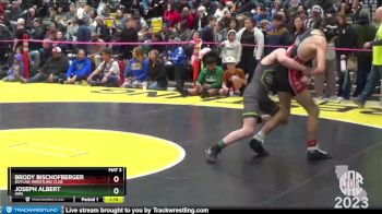 116 lbs Champ. Round 1 - Brody Bischofberger, Outlaw Wrestling Club vs Joseph Albert, AWA