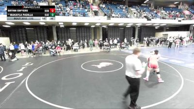 170 lbs Cons. Round 5 - Makayla Padilla, Unattached vs Brynn Swyers, Unattached