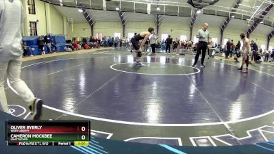 174 lbs Cons. Round 2 - Cameron Mockbee, Unattached vs Oliver Byerly, West Liberty
